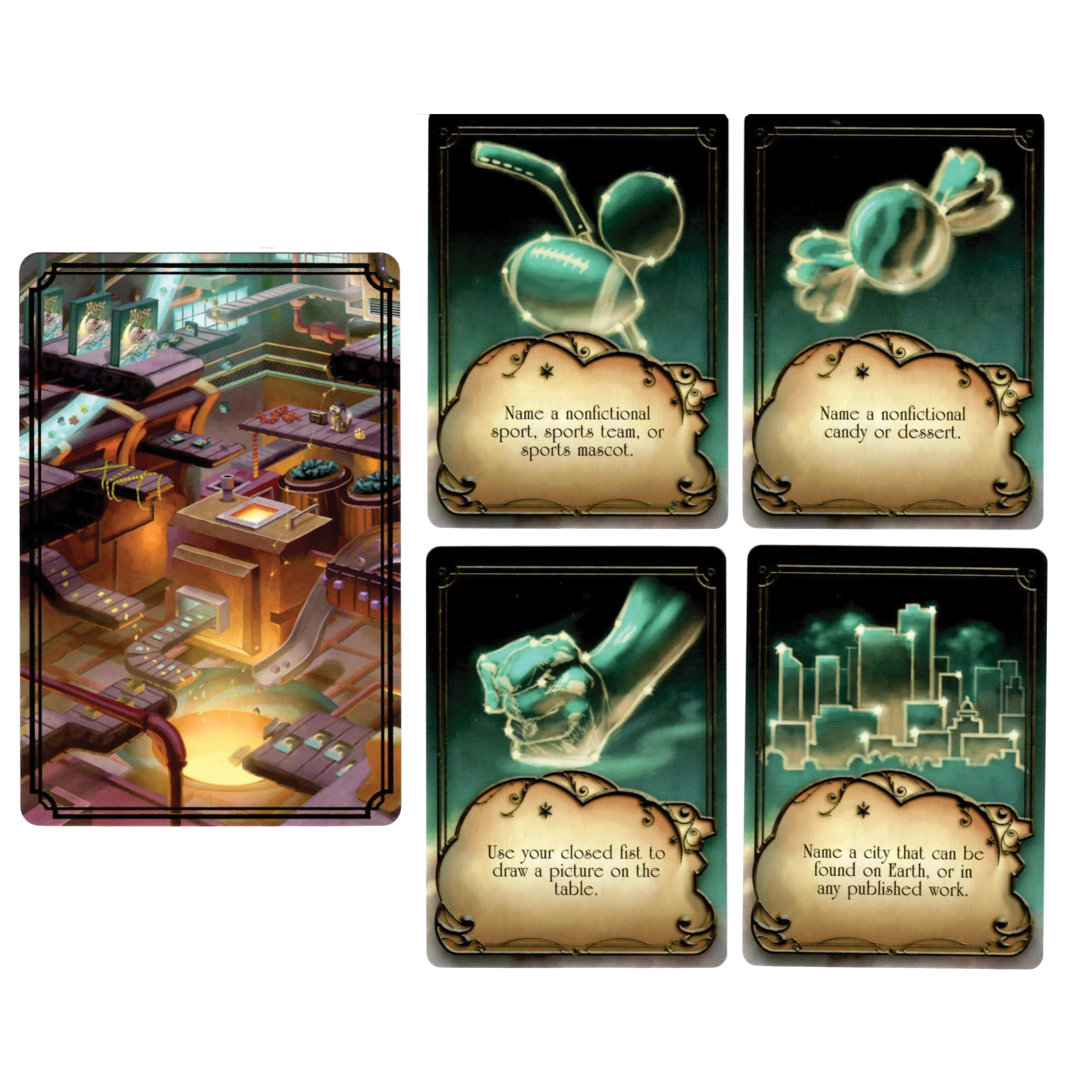 Muse: Dice Tower 2018 Kickstarter Promo Pack + Factory card
